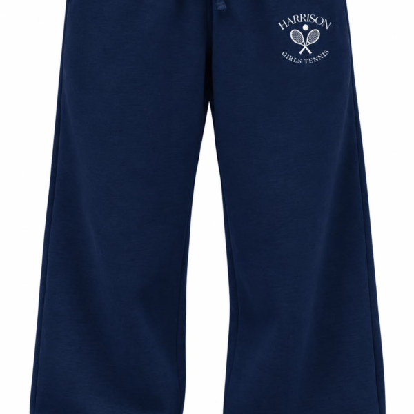 Embroidered Open Bottom Sweatpants